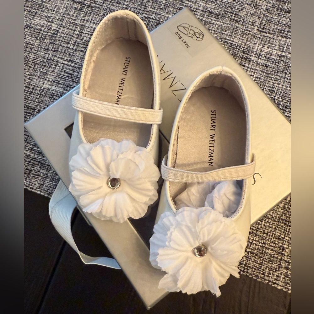 Stuart Weitzman Girls' Baby Bud Ballet Flats